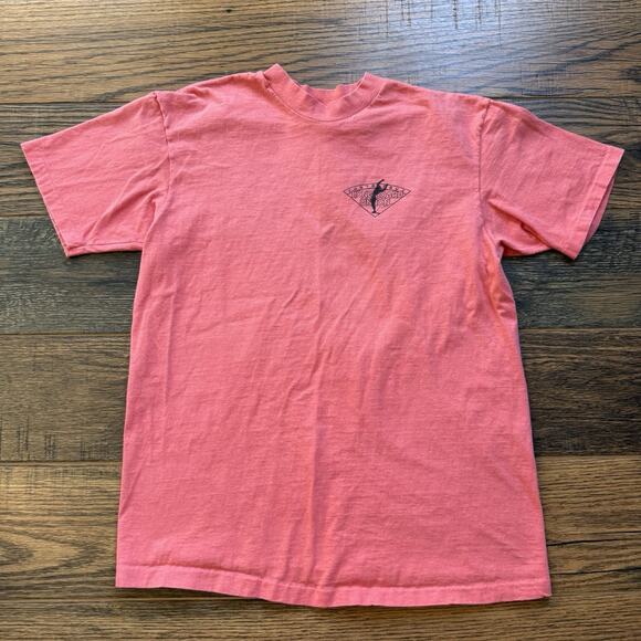 Vintage 90s Santa Cruz Longboard Union Surf Tee Hanes Beefy-T Single Stitch USA - Picture 1 of 9